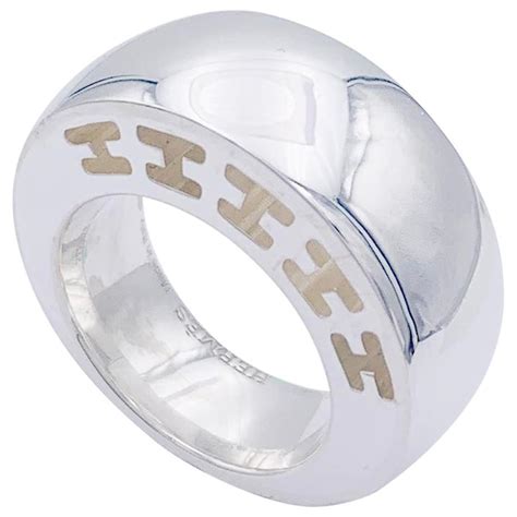hermes bague argent